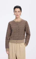 Sweater / JNBY Pop Owl H-Shape Cardigan