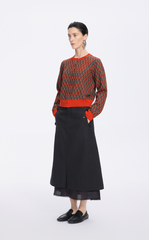 Sweater / JNBY Pop Owl H-Shape Cardigan