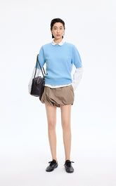 Sweater / JNBY Relaxed T-shape Short-Sleeve Sweater