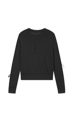 Sweater / JNBY Silk-Cotton Blend Floral Fringe Cardigan