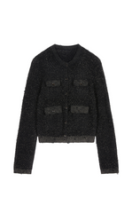 Sweater / JNBY Slim Fit Cropped Cardigan