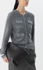 Sweater / JNBY Slim Fit Cropped Cardigan