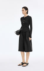 Sweater / JNBY Slim X-Shape Wool Cardigan