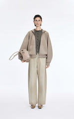 Sweater / JNBY Slim X-Shape Wool Cardigan