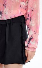 Sweater / JNBY T-Shape Floral Print Mohair Blend Pullover