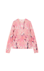Sweater / JNBY T-Shape Floral Print Mohair Blend Pullover