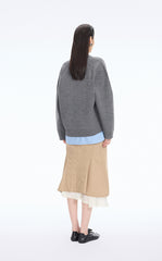 Sweater / JNBY Wool Blend Polo Neck Pullover