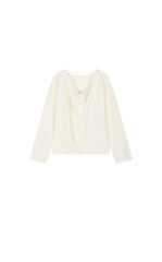 Sweater / JNBY Wool Blend Loose Pullover with Back Detail