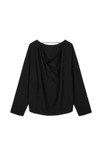 Sweater / JNBY Wool Blend Loose Pullover with Back Detail