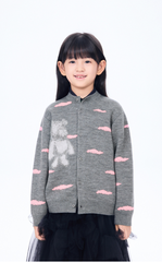 Sweater / jnby by JNBY Bear Postman Wool Blend Cardigan