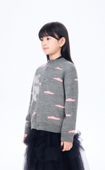 Sweater / jnby by JNBY Bear Postman Wool Blend Cardigan