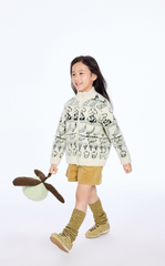 Sweater / jnby by JNBY Icelandic Pattern Alpaca Blend Cardigan