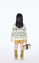 Sweater / jnby by JNBY Icelandic Pattern Alpaca Blend Cardigan