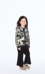 Sweater / jnby by JNBY Jacquard Pattern Long Open-Front Sweater