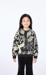 Sweater / jnby by JNBY Jacquard Pattern Long Open-Front Sweater