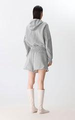 Sweatshirt / JNBY Drawstring Cropped Cotton Hoodie