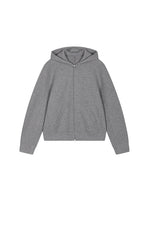Sweatshirt / JNBY O-Shape Zip Cotton-Blend Hoodie