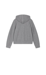 Sweatshirt / JNBY O-Shape Zip Cotton-Blend Hoodie