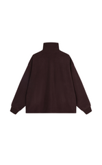 Sweatshirt / JNBY Oversized Zip-Front Pullover With Drawstring Hem
