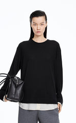 Sweatshirt / JNBY Relaxed skin-friendly Layered Pullover