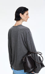 Sweatshirt / JNBY Relaxed skin-friendly Layered Pullover