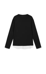Sweatshirt / JNBY Relaxed skin-friendly Layered Pullover
