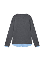 Sweatshirt / JNBY Relaxed skin-friendly Layered Pullover