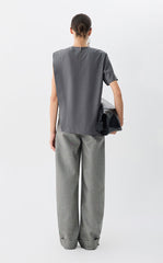 T-Shirt / JNBY Asymmetric Wool Blouse