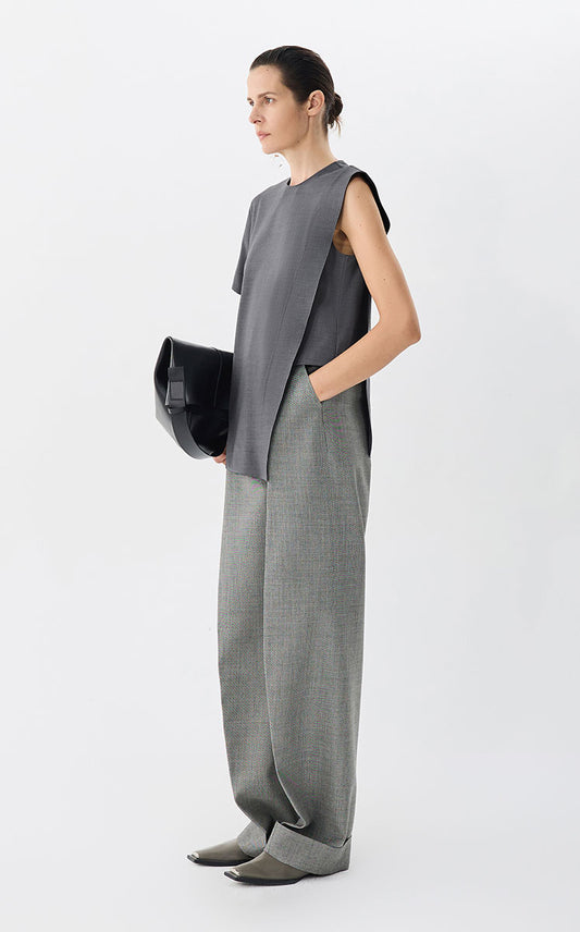 T-Shirt / JNBY Asymmetric Wool Blouse