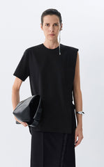 T-Shirt / JNBY Asymmetric Wool Blouse