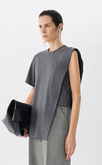 T-Shirt / JNBY Asymmetric Wool Blouse