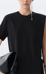 T-Shirt / JNBY Asymmetric Wool Blouse