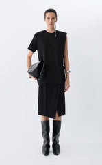 T-Shirt / JNBY Asymmetric Wool Blouse