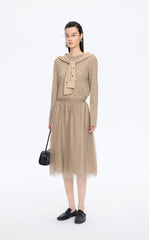 T-Shirt / JNBY Cotton Long Sleeve Relaxed T-Shirt