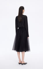 T-Shirt / JNBY Cotton Long Sleeve Relaxed T-Shirt