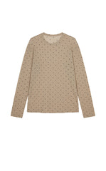 T-Shirt / JNBY Cotton Long Sleeve Relaxed T-Shirt