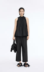 T-Shirt / JNBY Drawstring Collar Cotton T-Shirt