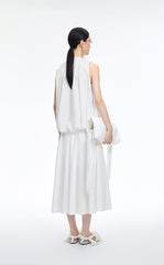 T-Shirt / JNBY Drawstring Collar Cotton T-Shirt