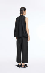 T-Shirt / JNBY Drawstring Collar Cotton T-Shirt
