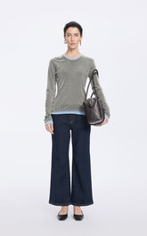 T-Shirt / JNBY Flocked Mesh Layered Tee