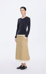 T-Shirt / JNBY Flocked Mesh Layered Tee