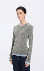 T-Shirt / JNBY Flocked Mesh Layered Tee