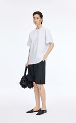 T-Shirt / JNBY Fringe Cotton Oversized T-Shirt