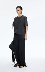 T-Shirt / JNBY Fringe Cotton Oversized T-Shirt