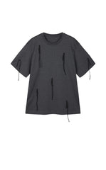 T-Shirt / JNBY Fringe Cotton Oversized T-Shirt