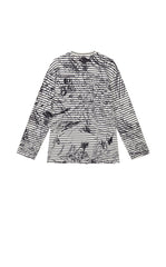 T-Shirt / JNBY Hand-Drawn Floral Cotton Long Sleeve T-Shirt