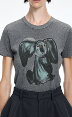T-Shirt / JNBY Hand-Drawn Graphic Cotton T-Shirt