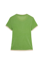 T-Shirt / JNBY Layered Slim-Fit Flocked T-Shirt