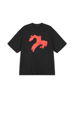 T-Shirt / JNBY Loose Pony Graphic Cotton Tee