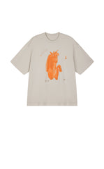 T-Shirt / JNBY Loose Pony Graphic Cotton Tee